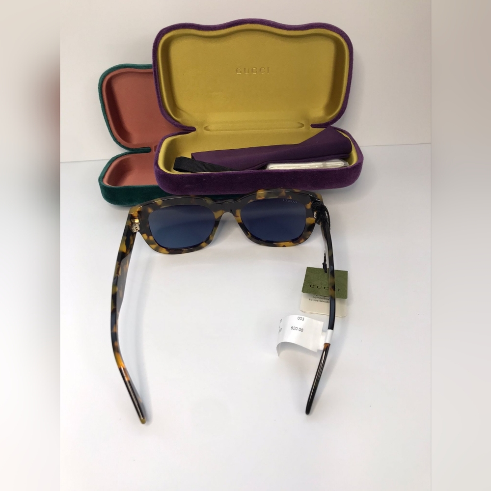 💯 Original GUCCIGG1110S-003 53 Sunglass MAN BIO ACETATESunglasses - Picture 6 of 13